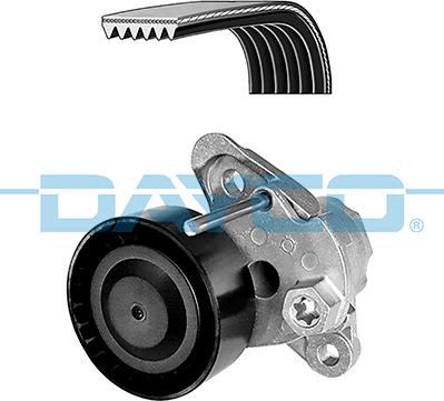 Dayco KPV741 - Поликлиновый ременный комплект autospares.lv