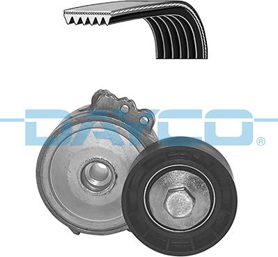 Dayco KPV754 - Поликлиновый ременный комплект autospares.lv