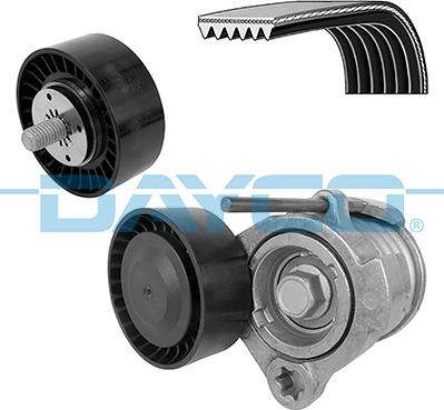 Dayco KPV719 - Поликлиновый ременный комплект autospares.lv