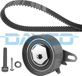 Dayco KTB490 - Комплект зубчатого ремня ГРМ autospares.lv