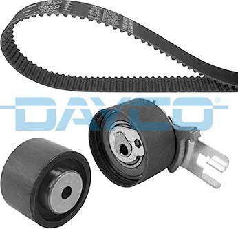 Dayco KTB545 - Комплект зубчатого ремня ГРМ autospares.lv