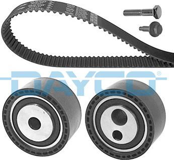 Dayco KTB589 - Комплект зубчатого ремня ГРМ autospares.lv