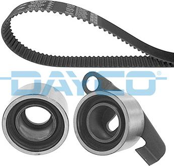 Dayco KTB606 - Комплект зубчатого ремня ГРМ autospares.lv