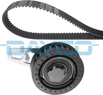 Dayco KTB610 - Комплект зубчатого ремня ГРМ autospares.lv