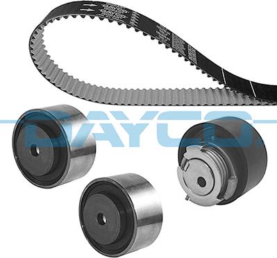 Dayco KTB689 - Комплект зубчатого ремня ГРМ autospares.lv