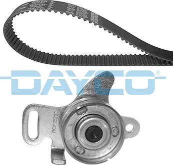 Dayco KTB126 - Комплект зубчатого ремня ГРМ autospares.lv