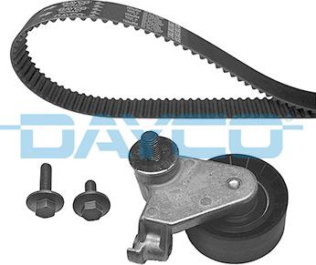 Dayco KTB396 - Комплект зубчатого ремня ГРМ autospares.lv