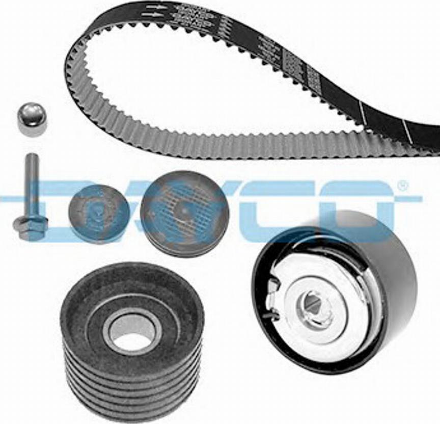 Dayco KTB362 - Комплект зубчатого ремня ГРМ autospares.lv