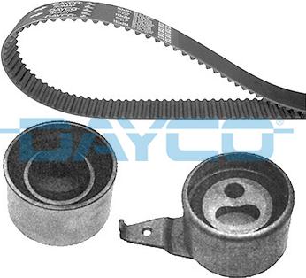 Dayco KTB384 - Комплект зубчатого ремня ГРМ autospares.lv