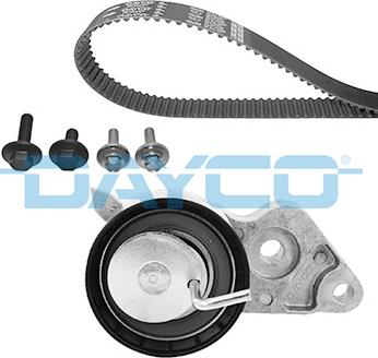 Dayco KTB286 - Комплект зубчатого ремня ГРМ autospares.lv