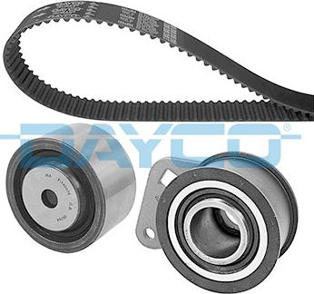 Dayco KTB726 - Комплект зубчатого ремня ГРМ autospares.lv