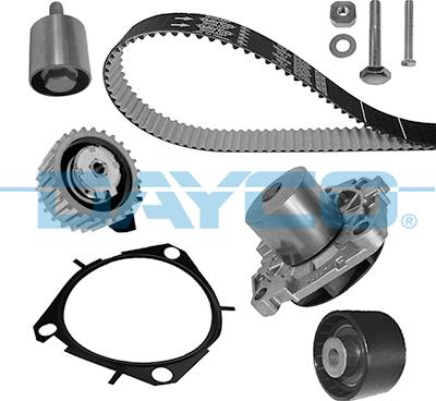 Dayco KTBWP9940 - Водяной насос + комплект зубчатого ремня ГРМ autospares.lv