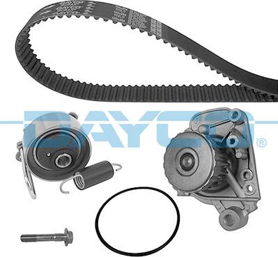 Dayco KTBWP9500 - Водяной насос + комплект зубчатого ремня ГРМ autospares.lv