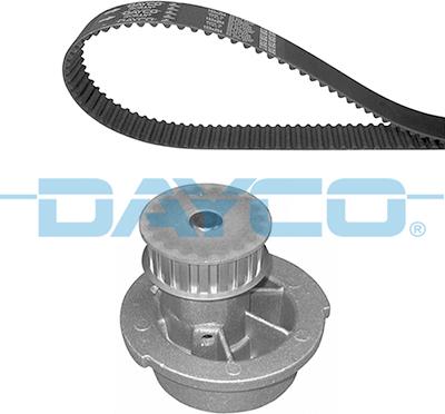 Dayco KTBWP9090 - Водяной насос + комплект зубчатого ремня ГРМ autospares.lv