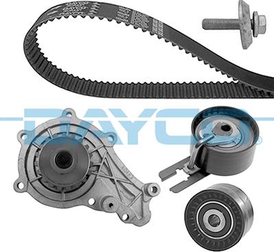 Dayco KTBWP9140K - Водяной насос + комплект зубчатого ремня ГРМ autospares.lv