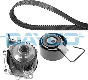 Dayco KTBWP4060 - Водяной насос + комплект зубчатого ремня ГРМ autospares.lv