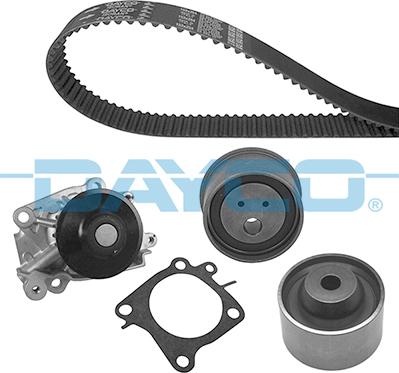 Dayco KTBWP5200 - Водяной насос + комплект зубчатого ремня ГРМ autospares.lv