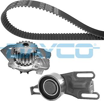 Dayco KTBWP1040 - Водяной насос + комплект зубчатого ремня ГРМ autospares.lv