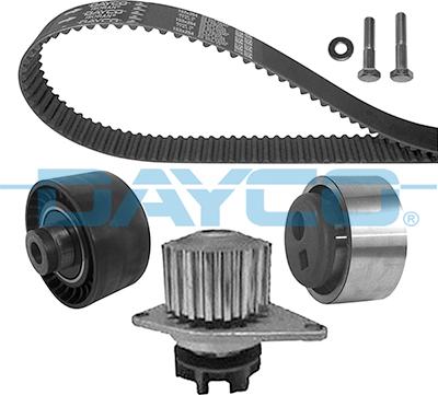 Dayco KTBWP1030 - Водяной насос + комплект зубчатого ремня ГРМ autospares.lv