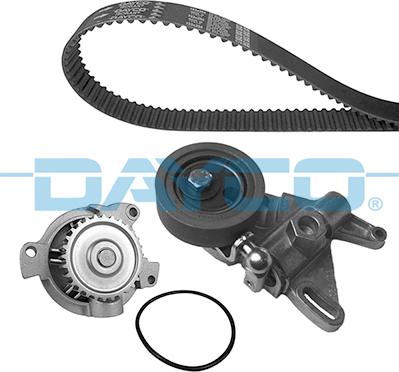 Dayco KTBWP3651 - Водяной насос + комплект зубчатого ремня ГРМ autospares.lv