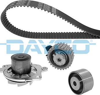 Dayco KTBWP3180 - Водяной насос + комплект зубчатого ремня ГРМ autospares.lv