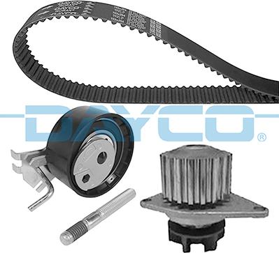 Dayco KTBWP3360 - Водяной насос + комплект зубчатого ремня ГРМ autospares.lv