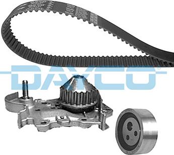 Dayco KTBWP2591 - Водяной насос + комплект зубчатого ремня ГРМ autospares.lv