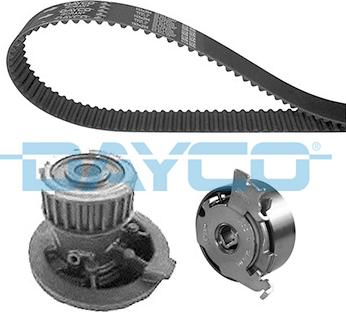 Dayco KTBWP2540 - Водяной насос + комплект зубчатого ремня ГРМ autospares.lv