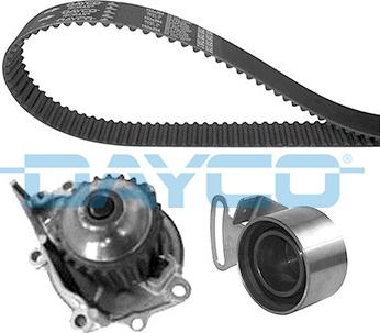 Dayco KTBWP2580 - Водяной насос + комплект зубчатого ремня ГРМ autospares.lv