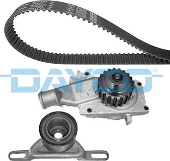 Dayco KTBWP2070 - Водяной насос + комплект зубчатого ремня ГРМ autospares.lv