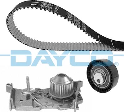 Dayco KTBWP7941 - Водяной насос + комплект зубчатого ремня ГРМ autospares.lv