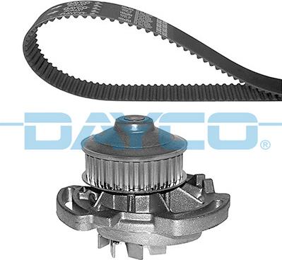 Dayco KTBWP7180 - Водяной насос + комплект зубчатого ремня ГРМ autospares.lv