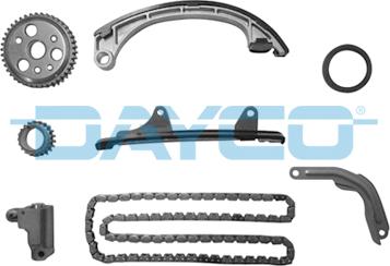 Dayco KTC1006 - Комплект цепи привода распредвала autospares.lv