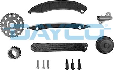 Dayco KTC1020 - Комплект цепи привода распредвала autospares.lv