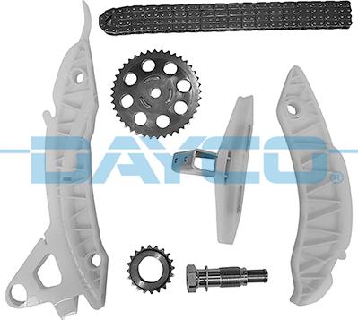 Dayco KTC1071 - Комплект цепи привода распредвала autospares.lv