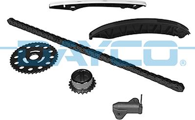 Dayco KTC1279 - Комплект цепи привода распредвала autospares.lv