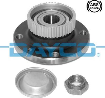 Dayco KWD1494 - Подшипник ступицы колеса, комплект autospares.lv