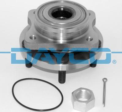 Dayco KWD1493 - Подшипник ступицы колеса, комплект autospares.lv