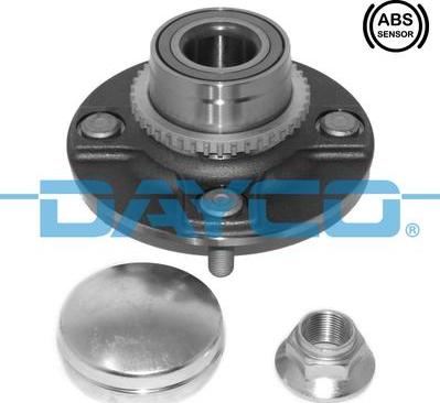 Dayco KWD1413 - Подшипник ступицы колеса, комплект autospares.lv