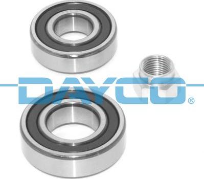 Dayco KWD1437 - Подшипник ступицы колеса, комплект autospares.lv