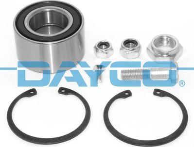Dayco KWD1080 - Подшипник ступицы колеса, комплект autospares.lv