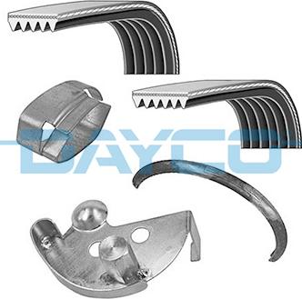 Dayco PVE001 - Поликлиновый ременный комплект autospares.lv