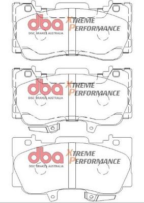 DBA Australia DB9011XP - Комплект высокоэффективных тормозных колодок autospares.lv