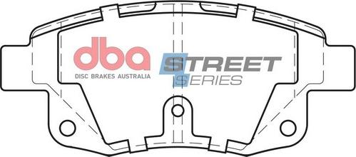 DBA Australia DB1968SS - Тормозные колодки, дисковые, комплект autospares.lv