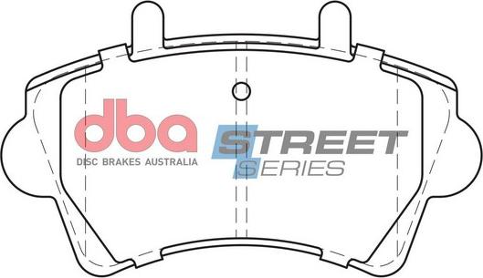 DBA Australia DB1963SS - Тормозные колодки, дисковые, комплект autospares.lv