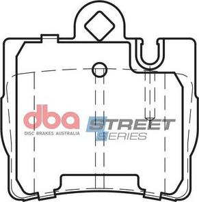 DBA Australia DB1458SS - Тормозные колодки, дисковые, комплект autospares.lv