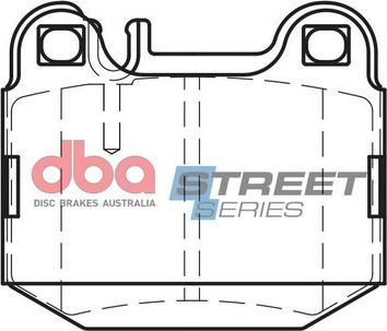 DBA Australia DB1461SS - Тормозные колодки, дисковые, комплект autospares.lv