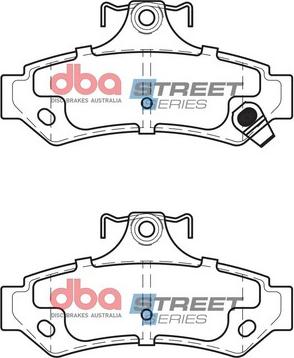 DBA Australia DB1475SS - Тормозные колодки, дисковые, комплект autospares.lv