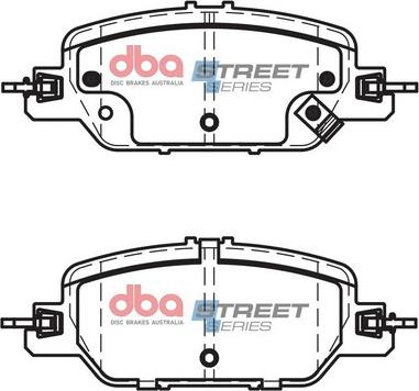 DBA Australia DB15054SS - Тормозные колодки, дисковые, комплект autospares.lv