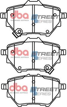 DBA Australia DB15084SS - Тормозные колодки, дисковые, комплект autospares.lv